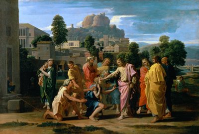 Les aveugles de Jéricho, ou Christ guérissant les aveugles, 1650 - Nicolas Poussin