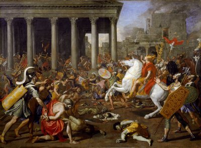 La destruction des temples de Jérusalem par Titus - Nicolas Poussin