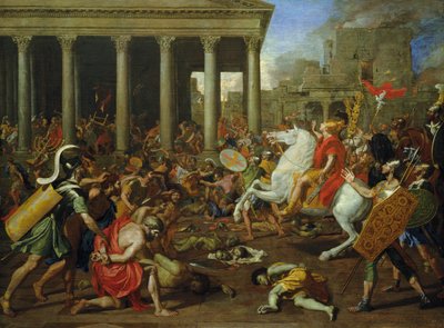 La Destruction des temples de Jérusalem par Titus, vers 1638/39 - Nicolas Poussin