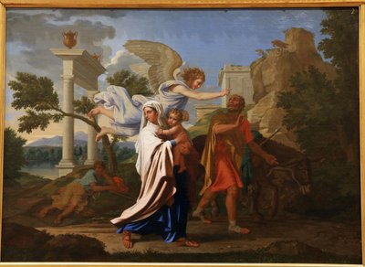 La Fuite en Égypte, 1657 - Nicolas Poussin