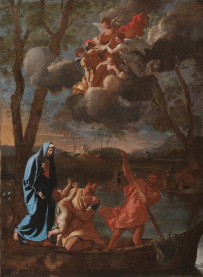 Le Retour de la Sainte Famille à Nazareth, vers 1627 - Nicolas Poussin