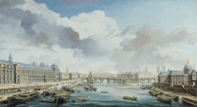 Le Louvre, Pont-Neuf et Collège des Quatre-Nations, maintenant l