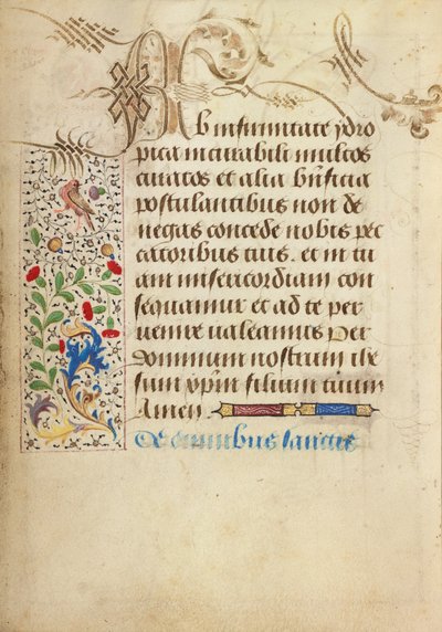 Page de texte décorée - Nicolas Spierinc
