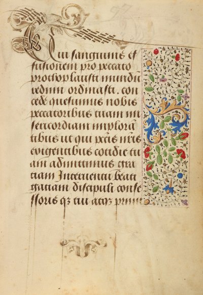 Page de texte décorée - Nicolas Spierinc