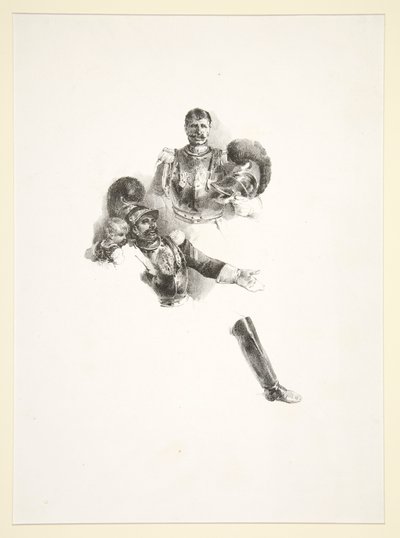 Deux Carabinieri et un Enfant - Nicolas Toussaint Charlet