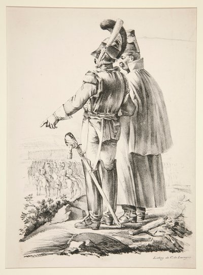 Deux Cuirassiers à pied - Nicolas Toussaint Charlet