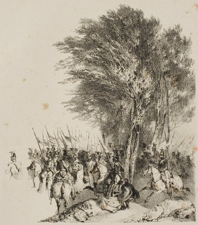 Lanciers en marche - Nicolas Toussaint Charlet