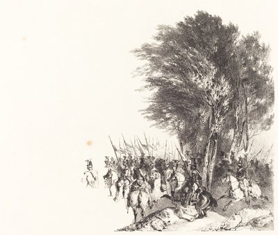 Lanciers en marche - Nicolas Toussaint Charlet