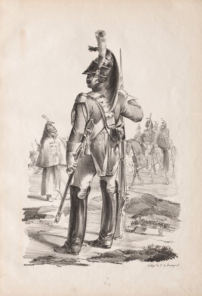 Costumes militaires : Grenadier de la Garde Royale - Nicolas Toussaint Charlet