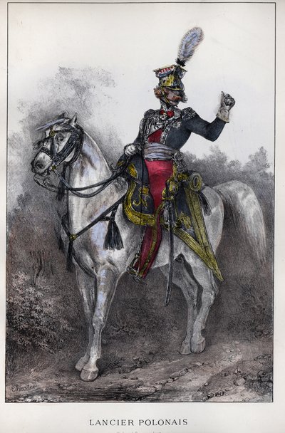 Officier des Lanciers Polonais de la Garde Impériale - Nicolas Toussaint Charlet