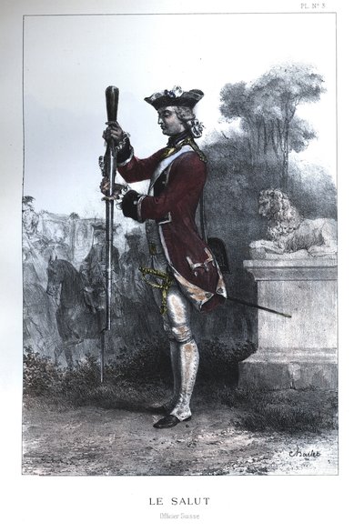 Officier des gardes suisses - Nicolas Toussaint Charlet