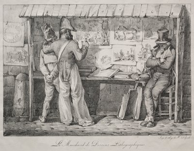 Le marchand de lithographies - Nicolas Toussaint Charlet