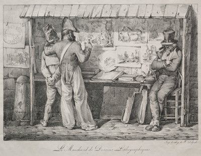 Le marchand de lithographies - Nicolas Toussaint Charlet