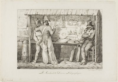 Le vendeur de lithographies - Nicolas Toussaint Charlet