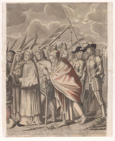 Triomphe du Christ avec des figures de l