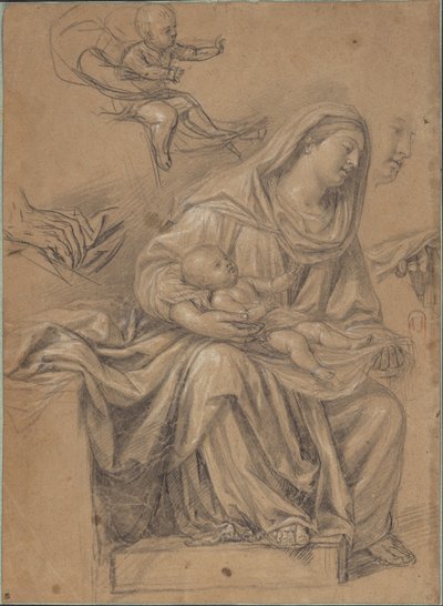 Vierge assise avec l