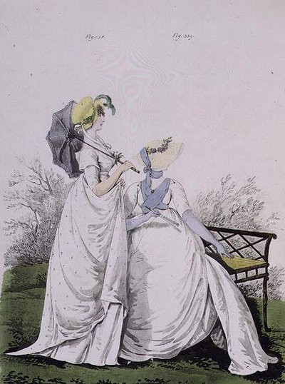Robes du matin, figs. 338 et 339 de `Galerie de la mode