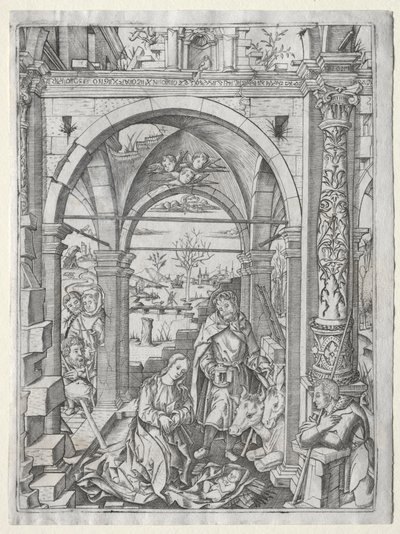 Adoration des bergers - Nicoletto da Modena
