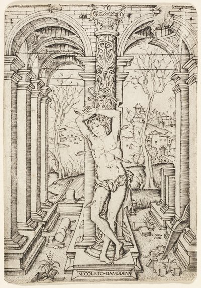 Saint Sébastien - Nicoletto da Modena