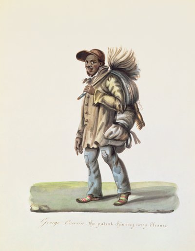George Cousin, le nettoyeur de cheminées breveté - Nicolino Calyo