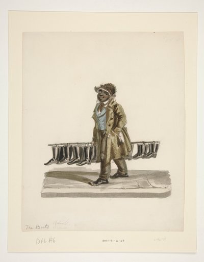 Le nettoyeur de bottes - Nicolino Calyo