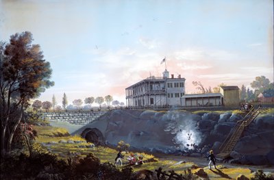 Vue du tunnel du chemin de fer de Harlem - Nicolino Calyo