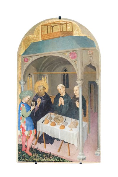 Saint Benoît boit du vin empoisonné - Nicolò di Pietro