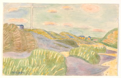 De la falaise de Vejlby. Vue vers l