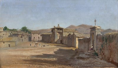 Torvet i Anticoli Corrado, Italie - Niels Bredal