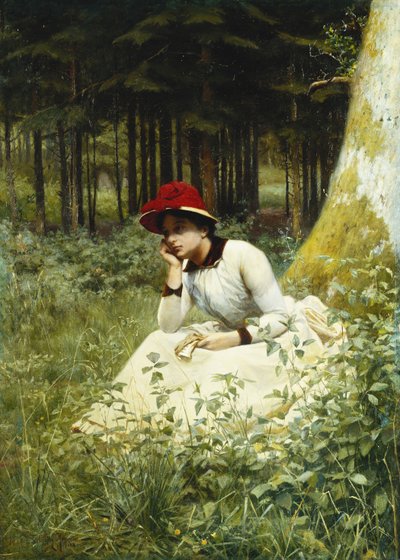 Un moment pensif - Niels Frederik Schiottz Jensen