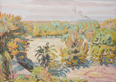 Un jardin vu de la demeure de l