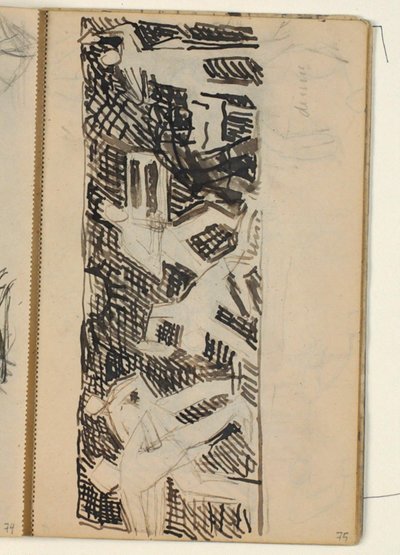 Composition de figures - esquisse pour un relief sur divers métiers? - Niels Larsen Stevns
