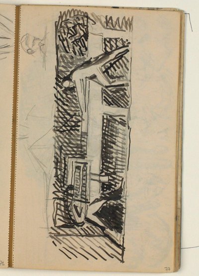 Composition de figures - esquisse pour un relief sur divers métiers? - Niels Larsen Stevns