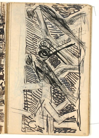 Composition de figures - esquisse pour un relief sur divers métiers? - Niels Larsen Stevns