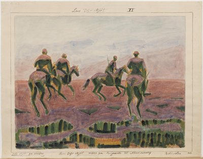 Lars Dyrskøjt chevauche de Aagaarde à Nørresundbye - Niels Larsen Stevns