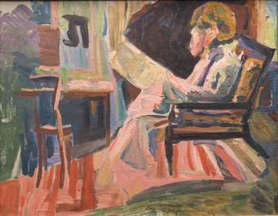 Figure lisant - Niels Larsen Stevns