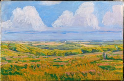 Vue de Korsdalen. Collines de Hammer - Niels Larsen Stevns