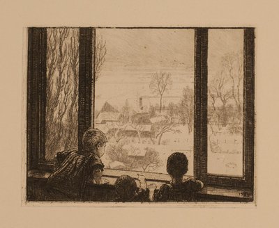 Les enfants à la fenêtre - Niels Skovgaard