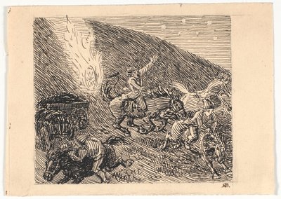 Travail préparatoire pour les pignons à Brunde - Niels Skovgaard