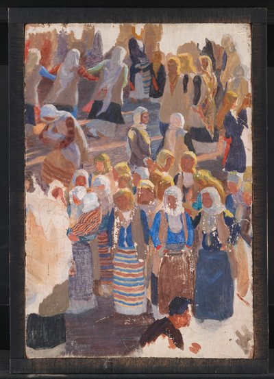 Groupes de femmes dansantes. Mégare - Niels Skovgaard