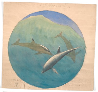 Dauphins sautant - Niels Skovgaard
