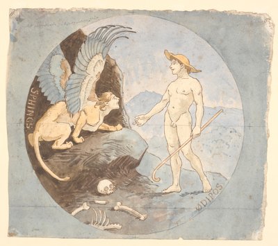 Œdipe et le Sphinx - Niels Skovgaard