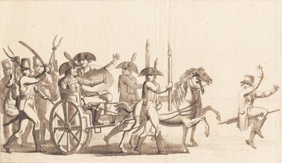 Triomphe de Catharts et Gambiers à Londres après l