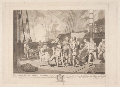 Christian IV dans la bataille navale de Femern, 1644 - Niels Truslew