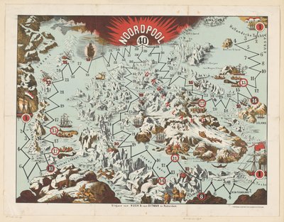 Règles du jeu de société : Pôle Nord - Nijgh and Van Ditmar
