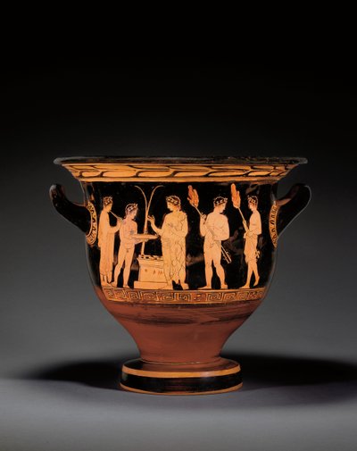 Cratère en cloche à figures rouges attique, c.420-400 av. J.-C. - Nikias Painter