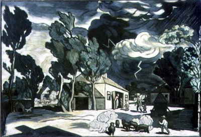Paysage avec Tempête - Nikifor Stepanovich Krylov