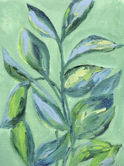 Plantes vertes aux allures picturales - Nikita Jariwala