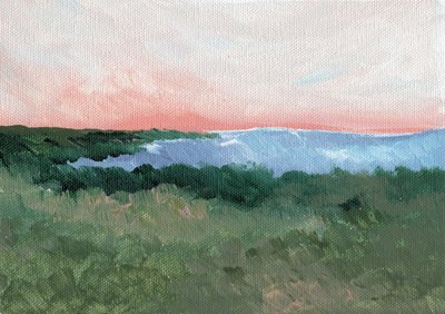 Ciel rose et vue sur la côte - Nikita Jariwala