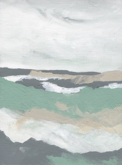 Vagues océaniques abstraites et sereines - Nikita Jariwala